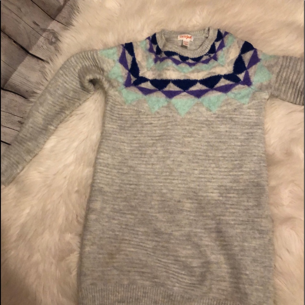 Girls Cat andJack Sweater Dress